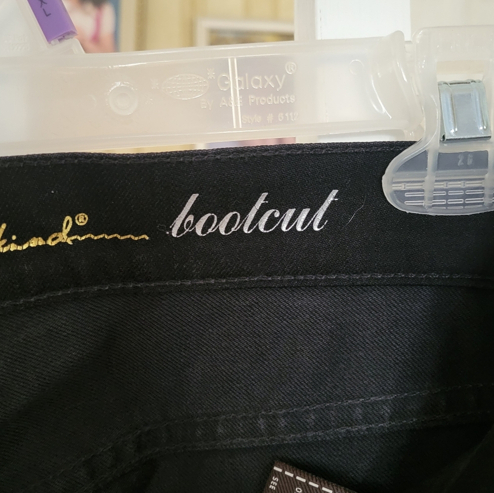 7 FOR ALL MANKIND Black Bootcut Jeans Size 27 - Picture 6 of 9